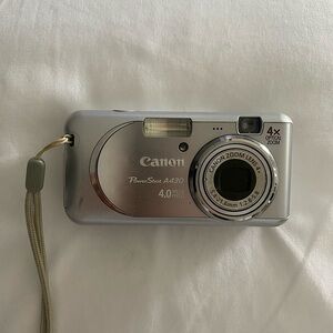 Canon PowerShot A430 4.0 MP Silver Digital Camera